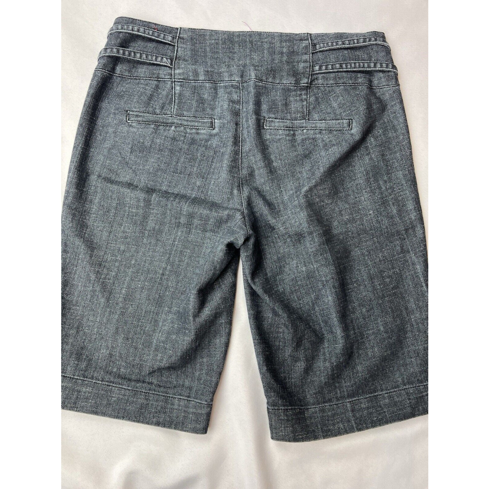 One Song Authentic Denim Women's Bermuda Trouser Shorts Size 10 Mid-rise EUC - Picture 4 of 10